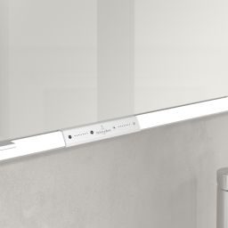 Villeroy & Boch My View+ szafka 160x16,8x75 cm z lustrem do zabudowy aluminium A4821600