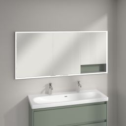 Villeroy & Boch My View+ szafka 160x16,8x75 cm z lustrem do zabudowy Soft Green A48216AF