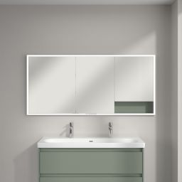 Villeroy & Boch My View+ szafka 160x16,8x75 cm z lustrem do zabudowy Soft Green A48216AF