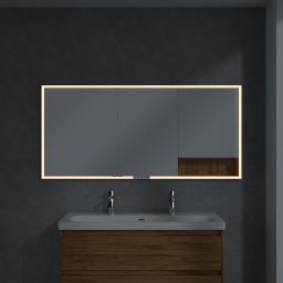 Villeroy & Boch My View+ szafka 160x16,8x75 cm z lustrem do zabudowy Oak Kansas A48216RH