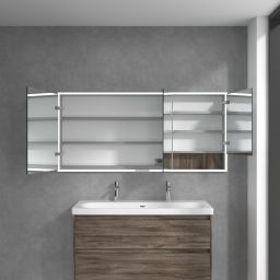 Villeroy & Boch My View+ szafka 160x16,8x75 cm z lustrem do zabudowy Stone Oak A48216RK