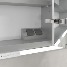 Villeroy & Boch My View+ szafka 160x16,8x75 cm z lustrem do zabudowy Pure White A48216VF