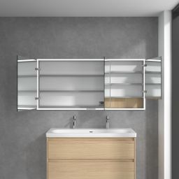 Villeroy & Boch My View+ szafka 160x16,8x75 cm z lustrem do zabudowy Nordic Oak A48216VJ