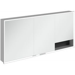 Villeroy & Boch My View+ szafka 160x16,8x75 cm z lustrem do zabudowy Volcano Black A48216VL