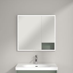 Villeroy & Boch My View+ szafka 80x16,8x75 cm z lustrem soft green A48280AF