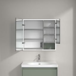 Villeroy & Boch My View+ szafka 80x16,8x75 cm z lustrem soft green A48280AF