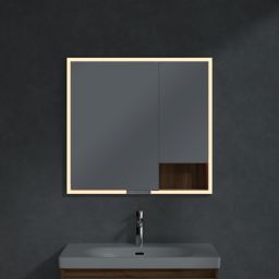 Villeroy & Boch My View+ szafka 80x16,8x75 cm z lustrem dąb kansas A48280RH