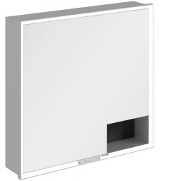 Villeroy & Boch My View+ szafka 80x16,8x75 cm z lustrem volcano black A48280VL