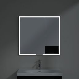 Villeroy & Boch My View+ szafka 80x16,8x75 cm z lustrem volcano black A48280VL