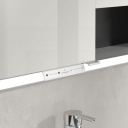 Villeroy & Boch My View+ szafka 80x16,8x75 cm z lustrem volcano black A48280VL