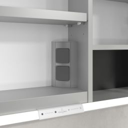 Villeroy & Boch My View+ szafka 80x16,8x75 cm z lustrem volcano black A48280VL