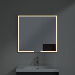 Villeroy & Boch My View+ szafka 80x16,8x75 cm z lustrem grafitowa A48280VR