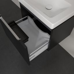 Villeroy & Boch Subway 2.0 szafka 53,7x42,3x42 cm podumywalkowa wisząca Volcano Black A68610VL