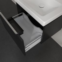 Villeroy & Boch Subway 2.0 szafka 58,7x45,4x42 cm podumywalkowa wisząca Volcano Black A68710VL