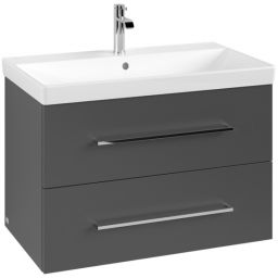 Villeroy & Boch Avento szafka 78x45,2x51,4 cm podumywalkowa wisząca Graphite A89100VR