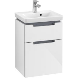 Villeroy & Boch Subway 2.0 szafka 44 cm podumywalkowa wisząca Glossy White A90610DH