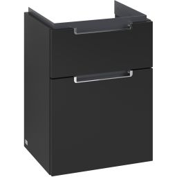 Villeroy & Boch Subway 2.0 szafka 44x35,2x59 cm podumywalkowa wisząca Volcano Black A90610VL