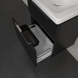 Villeroy & Boch Subway 2.0 szafka 48,5x38x59 cm podumywalkowa wisząca Volcano Black A90710VL