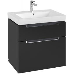 Villeroy & Boch Subway 2.0 szafka 63,7x45,4x59 cm podumywalkowa wisząca Volcano Black A91010VL