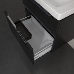 Villeroy & Boch Subway 2.0 szafka 63,7x45,4x59 cm podumywalkowa wisząca Volcano Black A91010VL