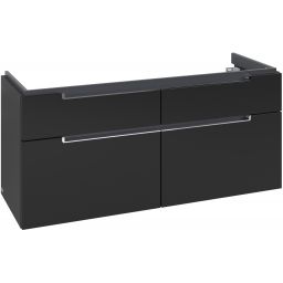 Villeroy & Boch Subway 2.0 szafka 128,7x44,9x59 cm podumywalkowa wisząca Volcano Black A91710VL