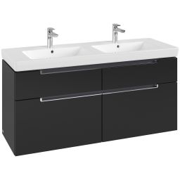 Villeroy & Boch Subway 2.0 szafka 128,7x44,9x59 cm podumywalkowa wisząca Volcano Black A91710VL