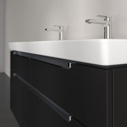 Villeroy & Boch Subway 2.0 szafka 128,7x44,9x59 cm podumywalkowa wisząca Volcano Black A91710VL