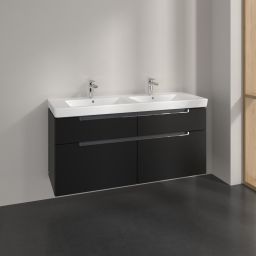 Villeroy & Boch Subway 2.0 szafka 128,7x44,9x59 cm podumywalkowa wisząca Volcano Black A91710VL