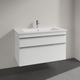 Villeroy & Boch Venticello szafka 95,3 cm podumywalkowa wisząca Glossy White A92601DH