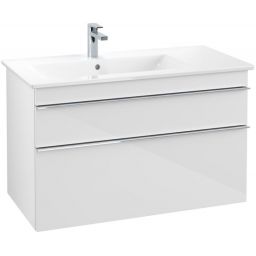 Villeroy & Boch Venticello szafka 95,3 cm podumywalkowa wisząca Glossy White A92701DH
