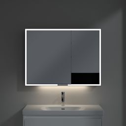 Villeroy & Boch My View+ szafka 100x16,8x75 cm z lustrem aluminium B4811000