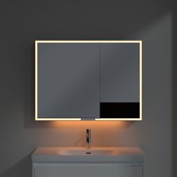 Villeroy & Boch My View+ szafka 100x16,8x75 cm z lustrem aluminium B4811000