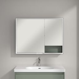 Villeroy & Boch My View+ szafka 100x16,8x75 cm z lustrem Soft Green B48110AF