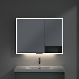 Villeroy & Boch My View+ szafka 100x16,8x75 cm z lustrem Soft Green B48110AF