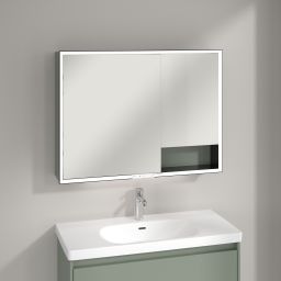 Villeroy & Boch My View+ szafka 80x16,8x75 cm z lustrem Soft Green B48180AF