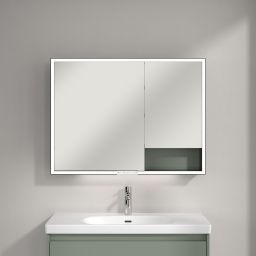 Villeroy & Boch My View+ szafka 100x16,8x75 cm z lustrem Soft Green B48110AF