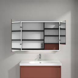 Villeroy & Boch My View+ szafka 100x16,8x75 cm z lustrem Wine Red B48110AH