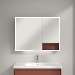 Villeroy & Boch My View+ szafka 100x16,8x75 cm z lustrem Wine Red B48110AH