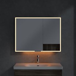 Villeroy & Boch My View+ szafka 100x16,8x75 cm z lustrem Stone Oak B48110RK