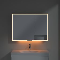 Villeroy & Boch My View+ szafka 100x16,8x75 cm z lustrem Brilliant White B48110VE