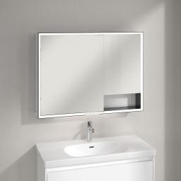 Villeroy & Boch My View+ szafka 80x16,8x75 cm z lustrem Brilliant White B48180VE