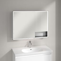 Villeroy & Boch My View+ szafka 80x16,8x75 cm z lustrem Pure White B48180VF