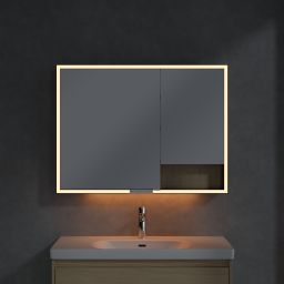 Villeroy & Boch My View+ szafka 100x16,8x75 cm z lustrem Nordic Oak B48110VJ