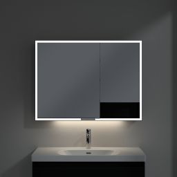 Villeroy & Boch My View+ szafka 100x16,8x75 cm z lustrem Volcano Black B48110VL