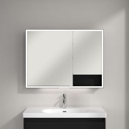 Villeroy & Boch My View+ szafka 100x16,8x75 cm z lustrem Volcano Black B48110VL