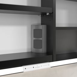 Villeroy & Boch My View+ szafka 100x16,8x75 cm z lustrem Graphite B48110VR