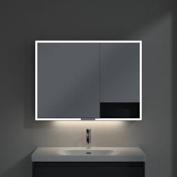 Villeroy & Boch My View+ szafka 100x16,8x75 cm z lustrem Graphite B48110VR