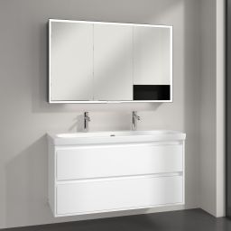 Villeroy & Boch My View+ szafka 120x16,8x75 cm z lustrem aluminium B4811200