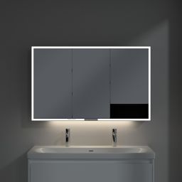 Villeroy & Boch My View+ szafka 120x16,8x75 cm z lustrem aluminium B4811200