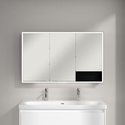 Villeroy & Boch My View+ szafka 120x16,8x75 cm z lustrem aluminium B4811200